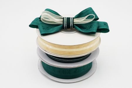 مجموعة أشرطة حزام منسوجة بألوان خضراء_C3-1496